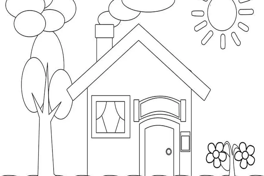 20 Cara Mewarnai Gambar Rumah untuk Anak TK yang Lucu dan Menarik