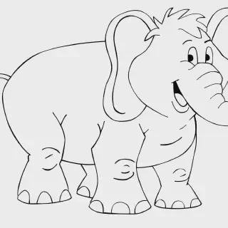 Download Gambar Gajah untuk Mewarnai: Kumpulan 10 Gambar Gajah yang Lucu dan Seru untuk Anak-Anak