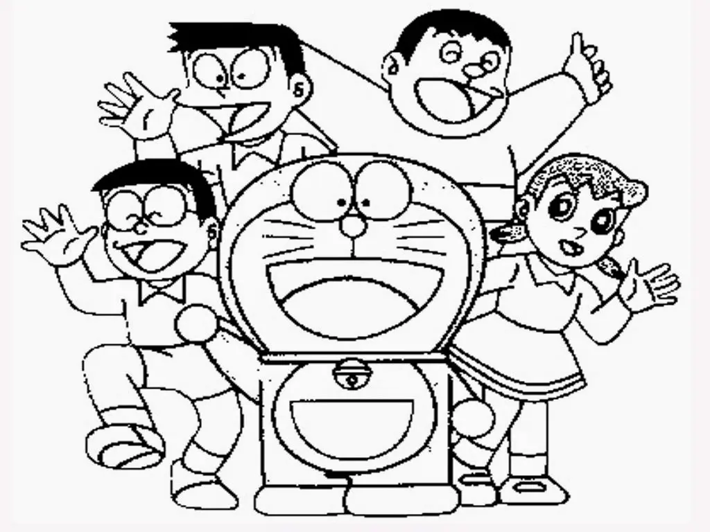 Download Gambar Mewarnai Doraemon: 10+ Koleksi Tersedia Gratis di JalanTikus!