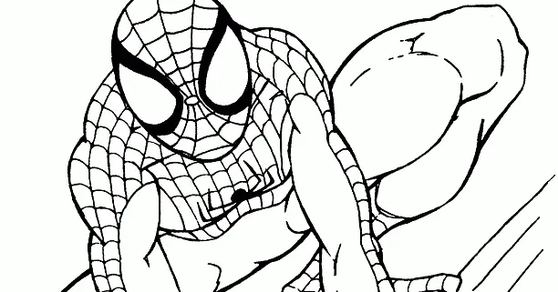 Download Gambar Mewarnai Spiderman - Buat Kegiatan Belajar Anak Menjadi Lebih Menyenangkan