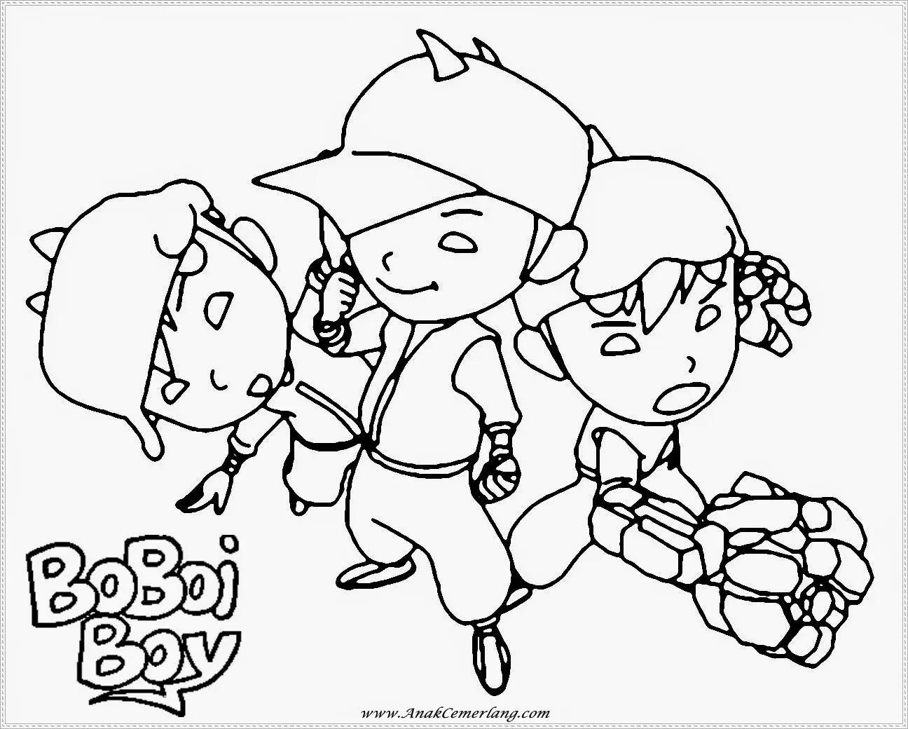 Koleksi Gambar Boboiboy Halilintar untuk Mewarnai yang Menarik Perhatian Anak-Anak