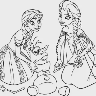 10 Gambar Frozen Elsa dan Anna untuk Mewarnai yang Seru dan Mudah!