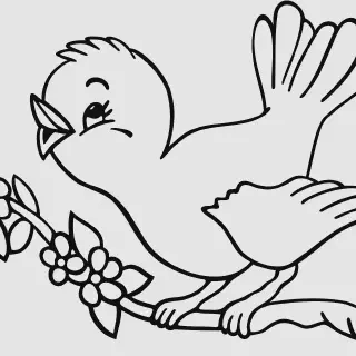 Mewarnai Gambar Kartun Burung, Aktivitas Asyik dan Edukatif untuk Si Kecil