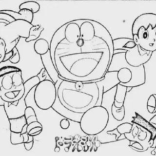 30+ Gambar Kartun Doraemon untuk Mewarnai dan Aktivitas Seru Anak-Anak!