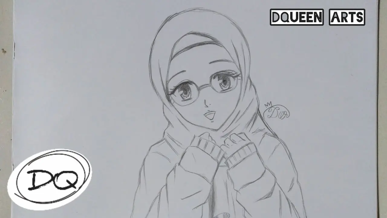 Cara Gambar Mewarnai Anime Hijab untuk Pemula yang Mudah dan Menyenangkan