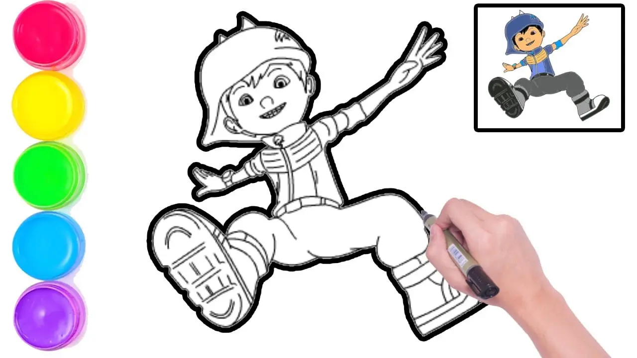 12 Gambar Mewarnai Boboiboy Galaxy Terbaru 2021: Membuat Anak Senang Belajar Warna Sambil Bermain!