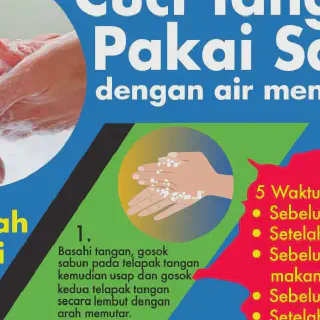 15 Gambar Mewarnai Cuci Tangan Pakai Sabun Yang Seru untuk Anak-anak