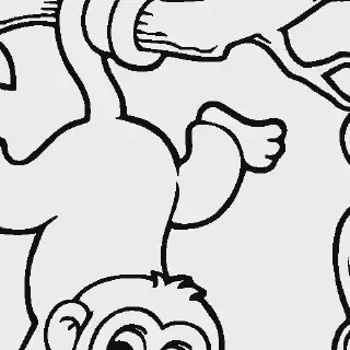 10 Gambar Mewarnai Hewan Monyet yang Menghibur untuk Anak-Anak