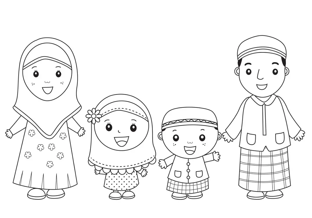 10 Gambar Mewarnai untuk Anak-Anak Muslim: Belajar Sambil Bermain