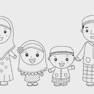 10 Gambar Mewarnai untuk Anak-Anak Muslim: Belajar Sambil Bermain