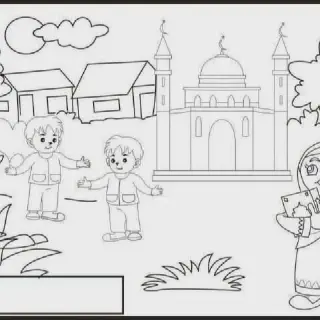 Kumpulan Gambar Mewarnai Anak Muslim: Belajar Menjadi Kreatif dan Mengenal Nilai-Nilai Islam Sejak Dini