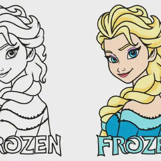 Mewarnai Gambar Elsa Frozen 2 - Kreatif dan Seru!