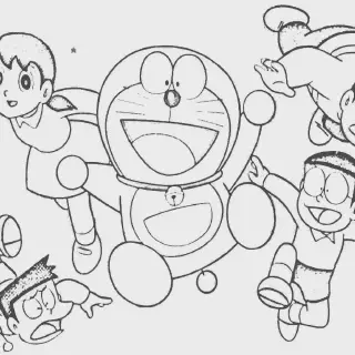 Sketsa Gambar Mewarnai Doraemon: Ide Kreatif untuk Anak-Anak